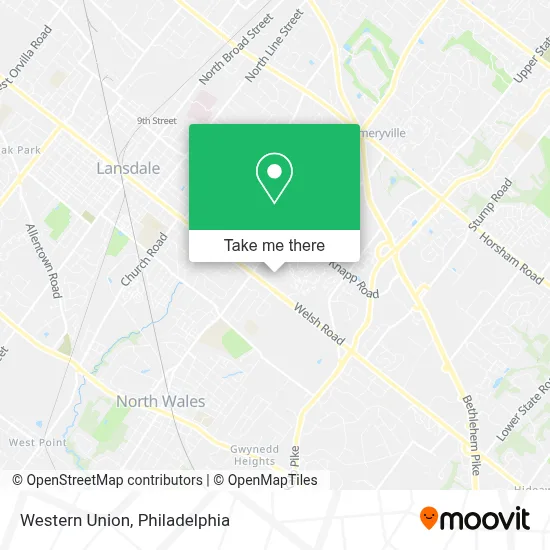 Western Union map