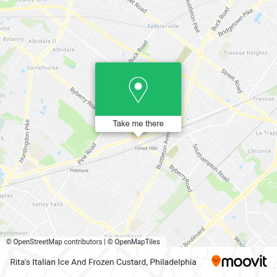Rita's Italian Ice And Frozen Custard map