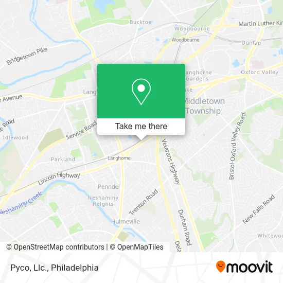 Pyco, Llc. map