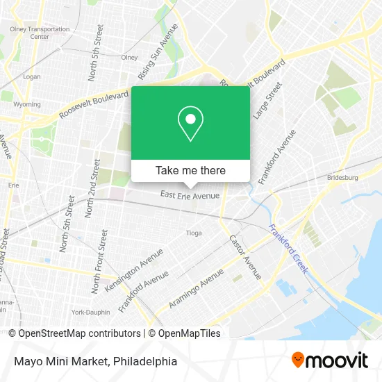 Mayo Mini Market map
