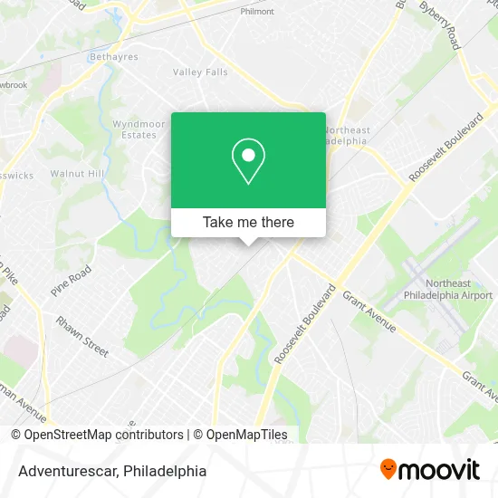 Adventurescar map