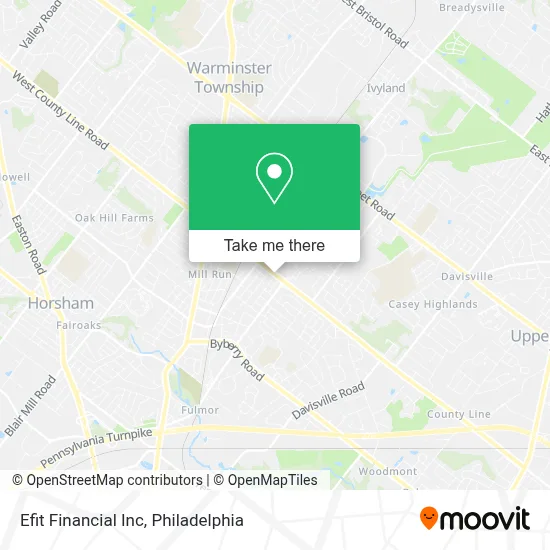 Efit Financial Inc map