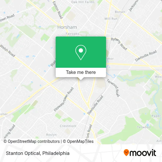 Stanton Optical map