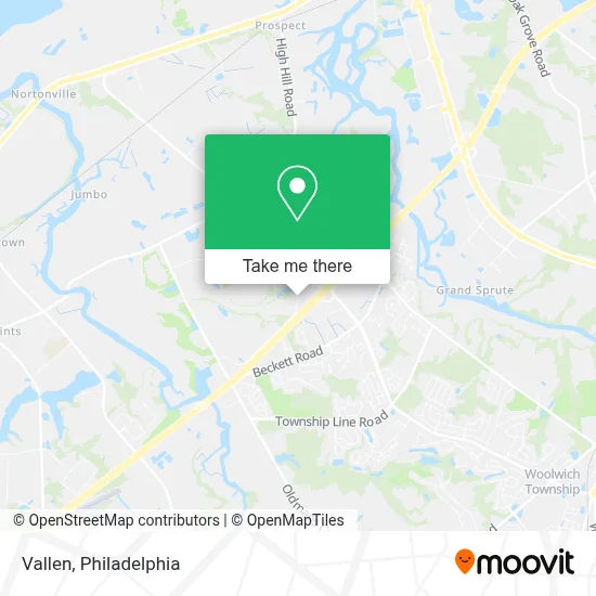 Vallen map
