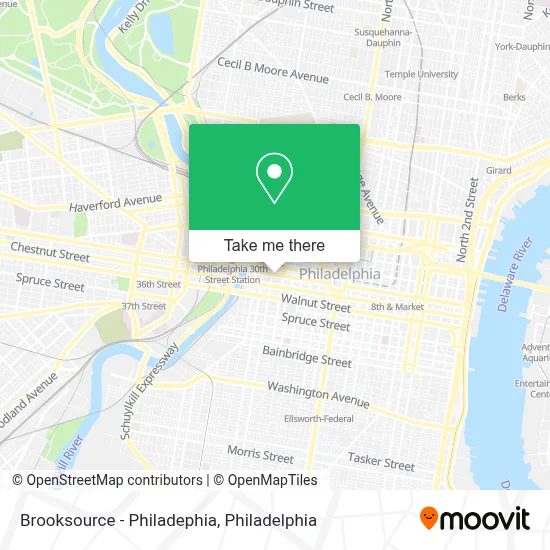Brooksource - Philadephia map