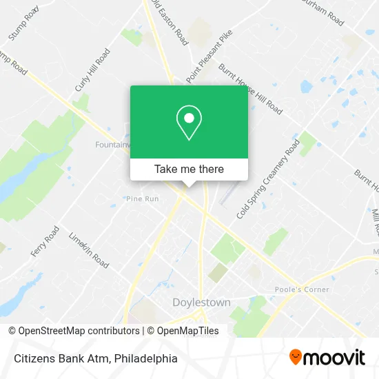 Citizens Bank Atm map