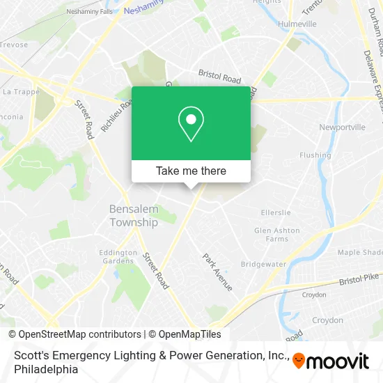 Scott's Emergency Lighting & Power Generation, Inc. map