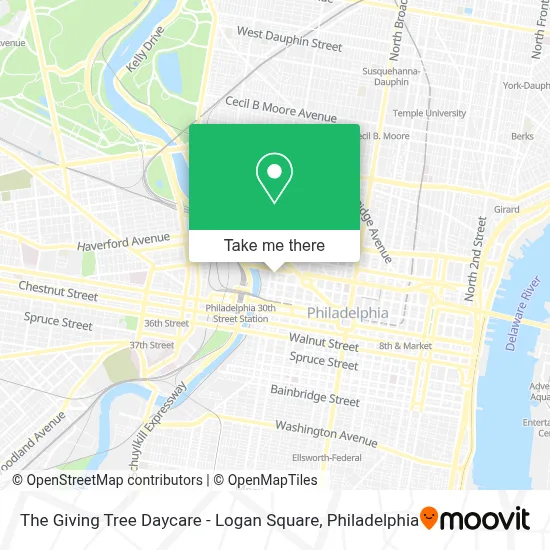 The Giving Tree Daycare - Logan Square map