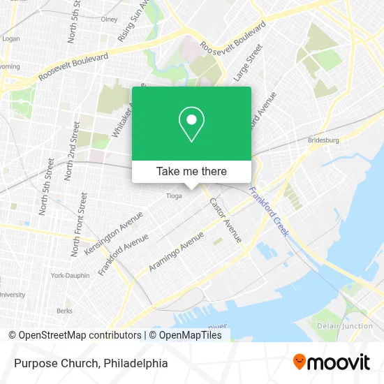 Purpose Church map
