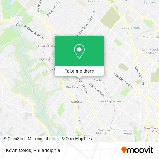Kevin Coles map