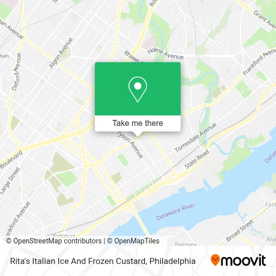 Rita's Italian Ice And Frozen Custard map