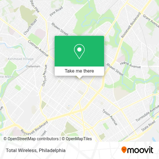 Total Wireless map