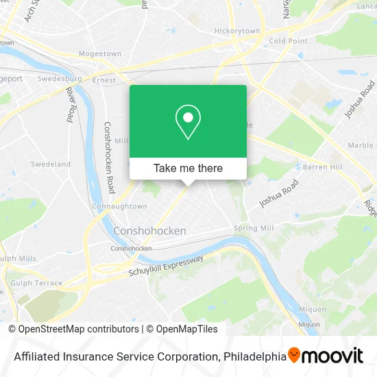 Affiliated Insurance Service Corporation map