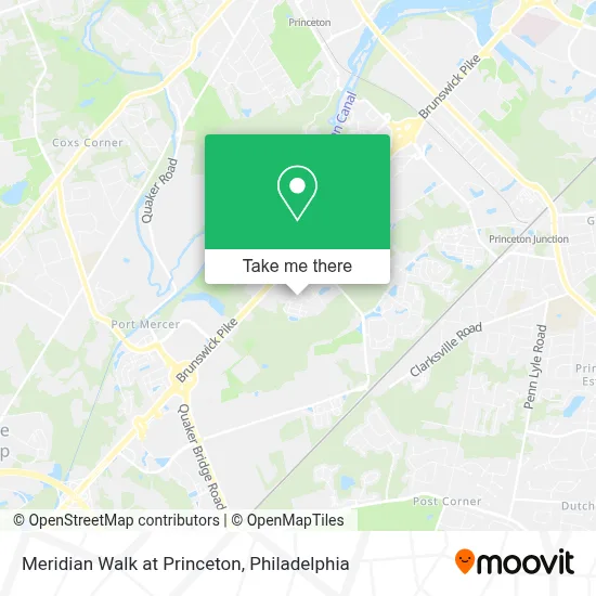 Meridian Walk at Princeton map