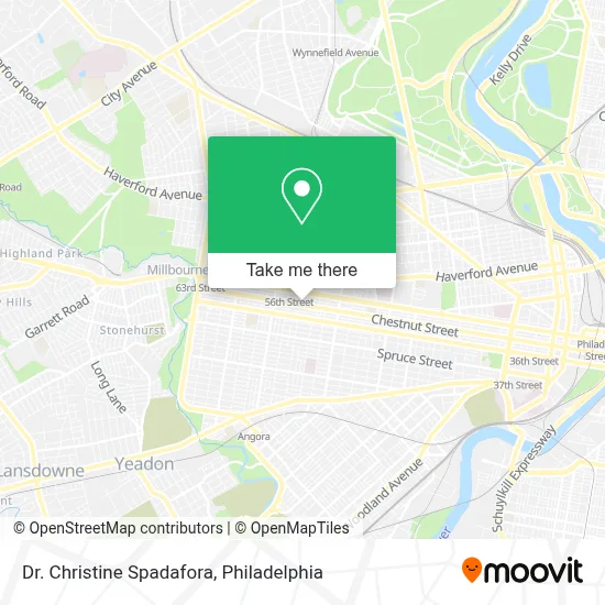Dr. Christine Spadafora map