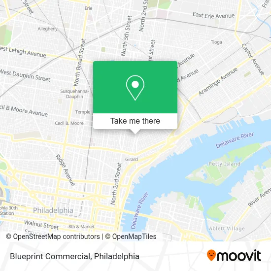 Blueprint Commercial map