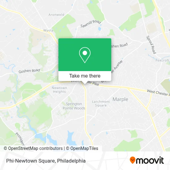Phi-Newtown Square map