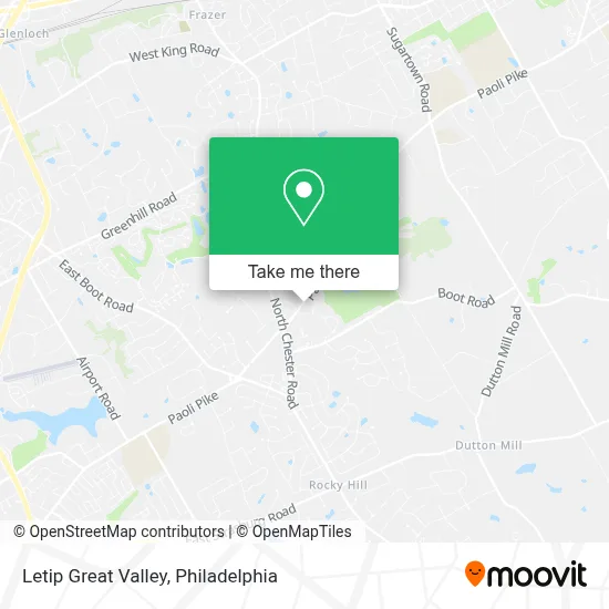 Letip Great Valley map