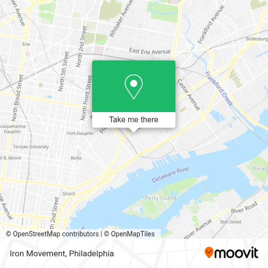 Iron Movement map