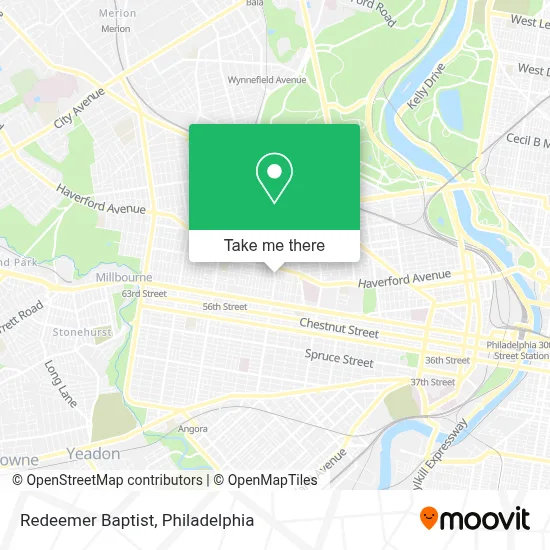Redeemer Baptist map
