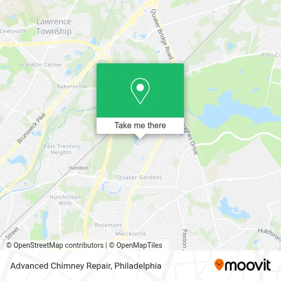 Advanced Chimney Repair map