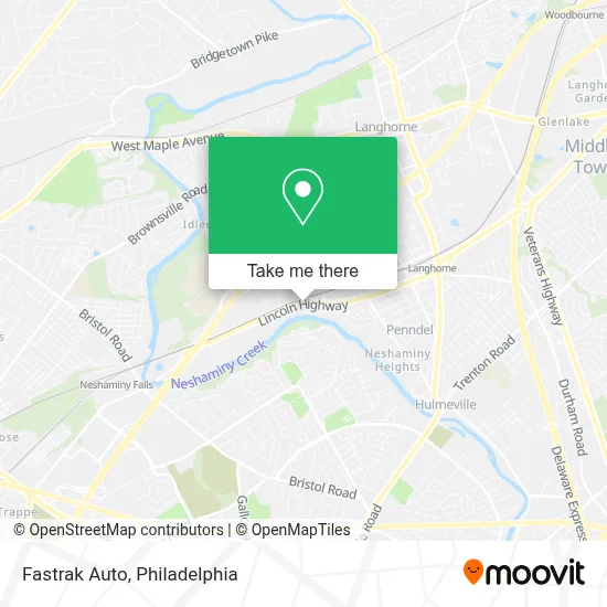 Fastrak Auto map