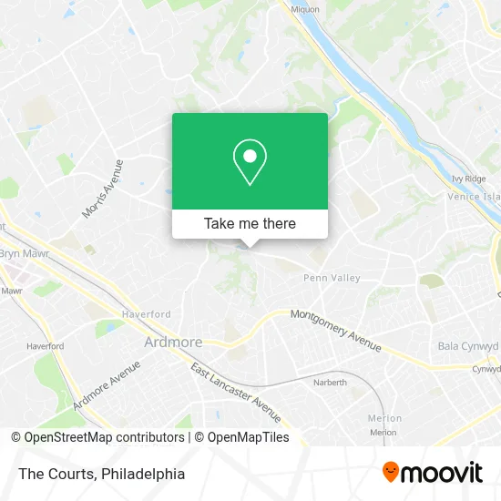 The Courts map