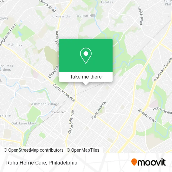 Raha Home Care map