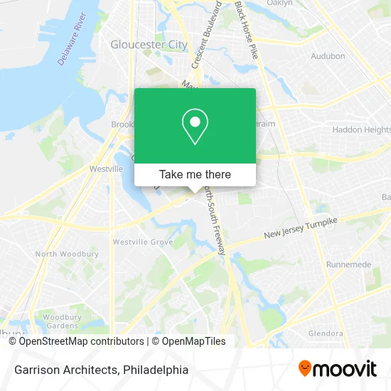 Garrison Architects map