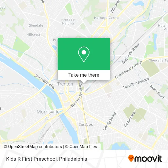 Kids R First Preschool map