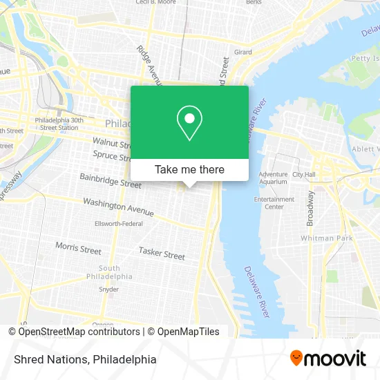Shred Nations map