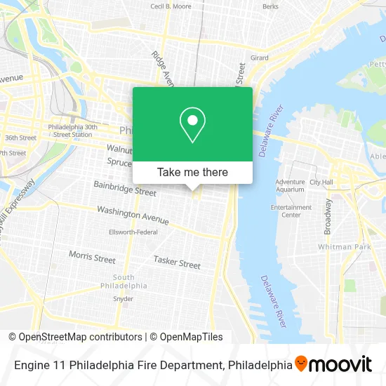 Engine 11 Philadelphia Fire Department map
