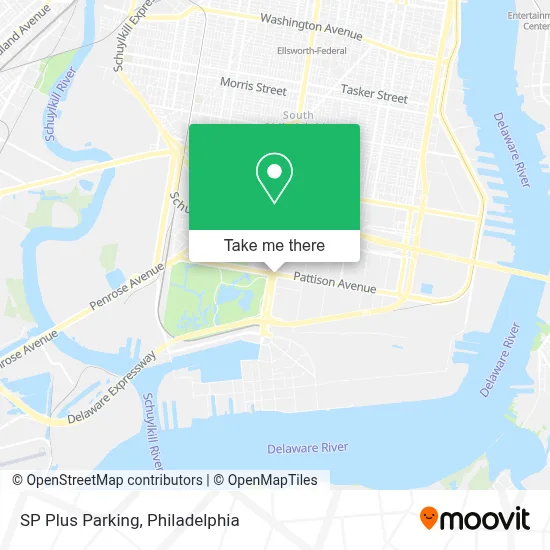 SP Plus Parking map