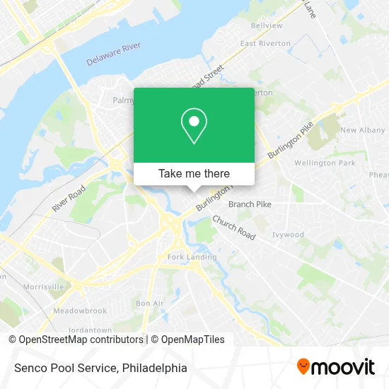 Senco Pool Service map