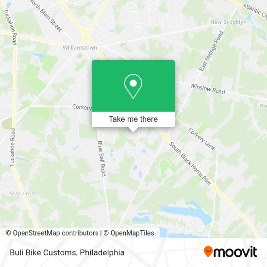 Buli Bike Customs map