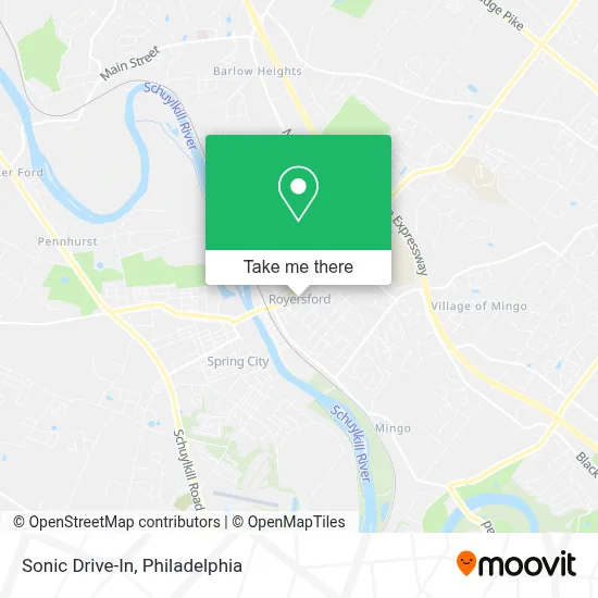 Sonic Drive-In map