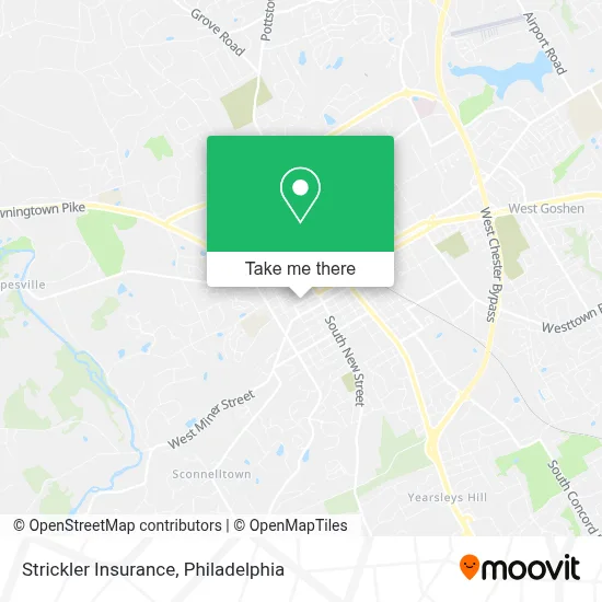 Strickler Insurance map