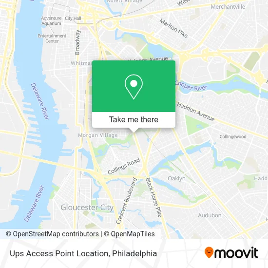 Ups Access Point Location map