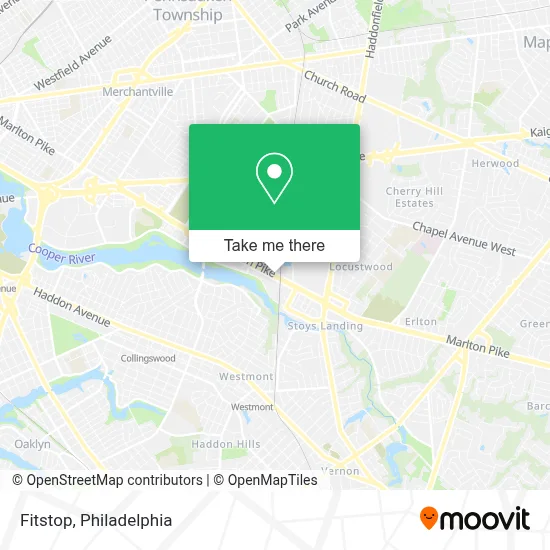 Fitstop map