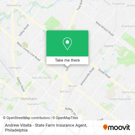 Andrew Vitella - State Farm Insurance Agent map