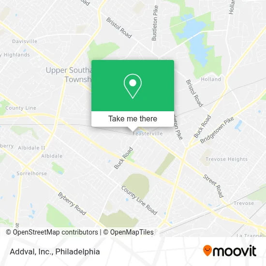 Addval, Inc. map
