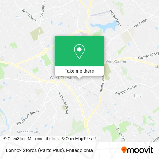 Lennox Stores (Parts Plus) map