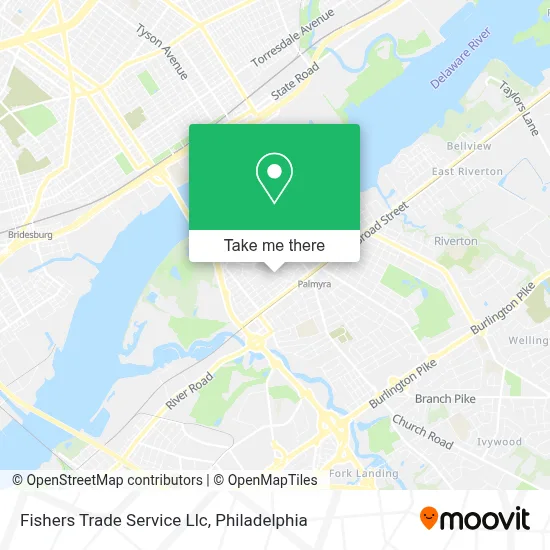 Fishers Trade Service Llc map