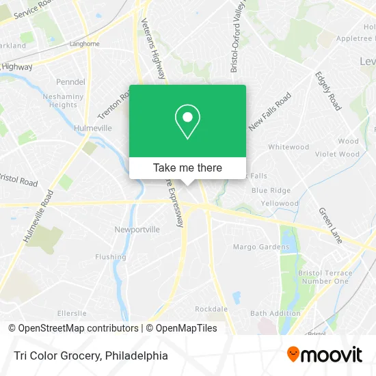 Tri Color Grocery map
