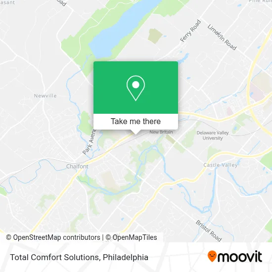 Total Comfort Solutions map