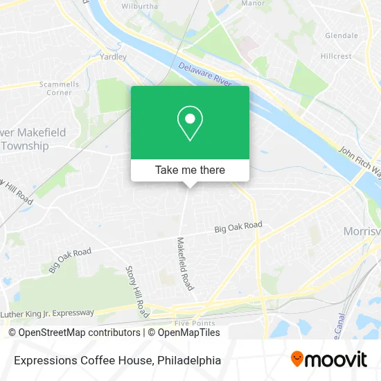 Expressions Coffee House map