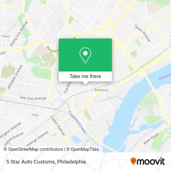 5 Star Auto Customs map