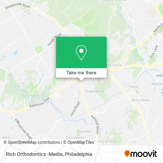 Rich Orthodontics -Media map