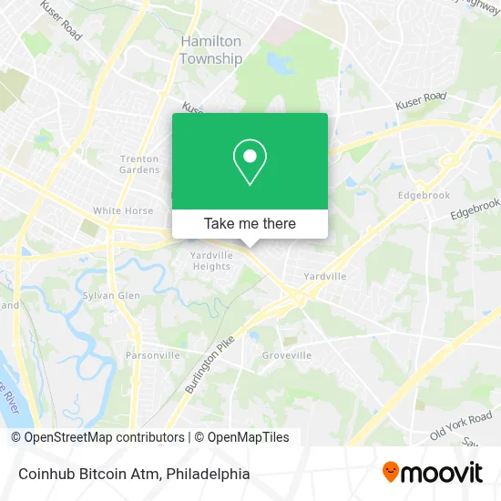 Coinhub Bitcoin Atm map