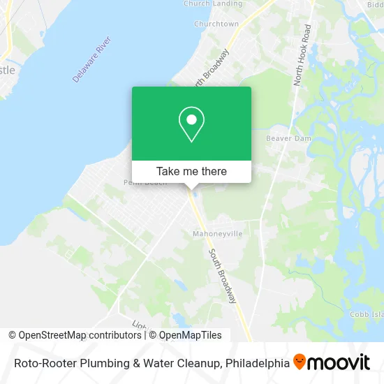 Roto-Rooter Plumbing & Water Cleanup map